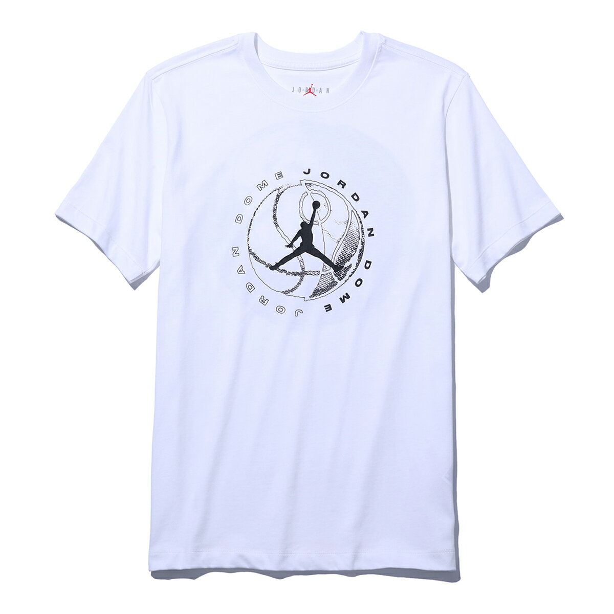 JORDAN M J DF SPRT GFX SS CREW(ホワイト/ダークシャドー)(ジョーダン ドライフィット スポーツ グラフィック Tシャツ)【メンズ】【半袖 Tシャツ プリント バックプリント ジョーダン】【23SS】