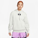 【40%OFF】NIKE ウィメンズ サブリナ L/S フーディ(LIGHT BONE/RUSH FUCHSIA/SUMMIT WHITE)(ナイキ ウィメンズ サブリナ L/S フーディ)【レディース】【Sabrina フリース バスケットボールパーカー】【24SS】(4)