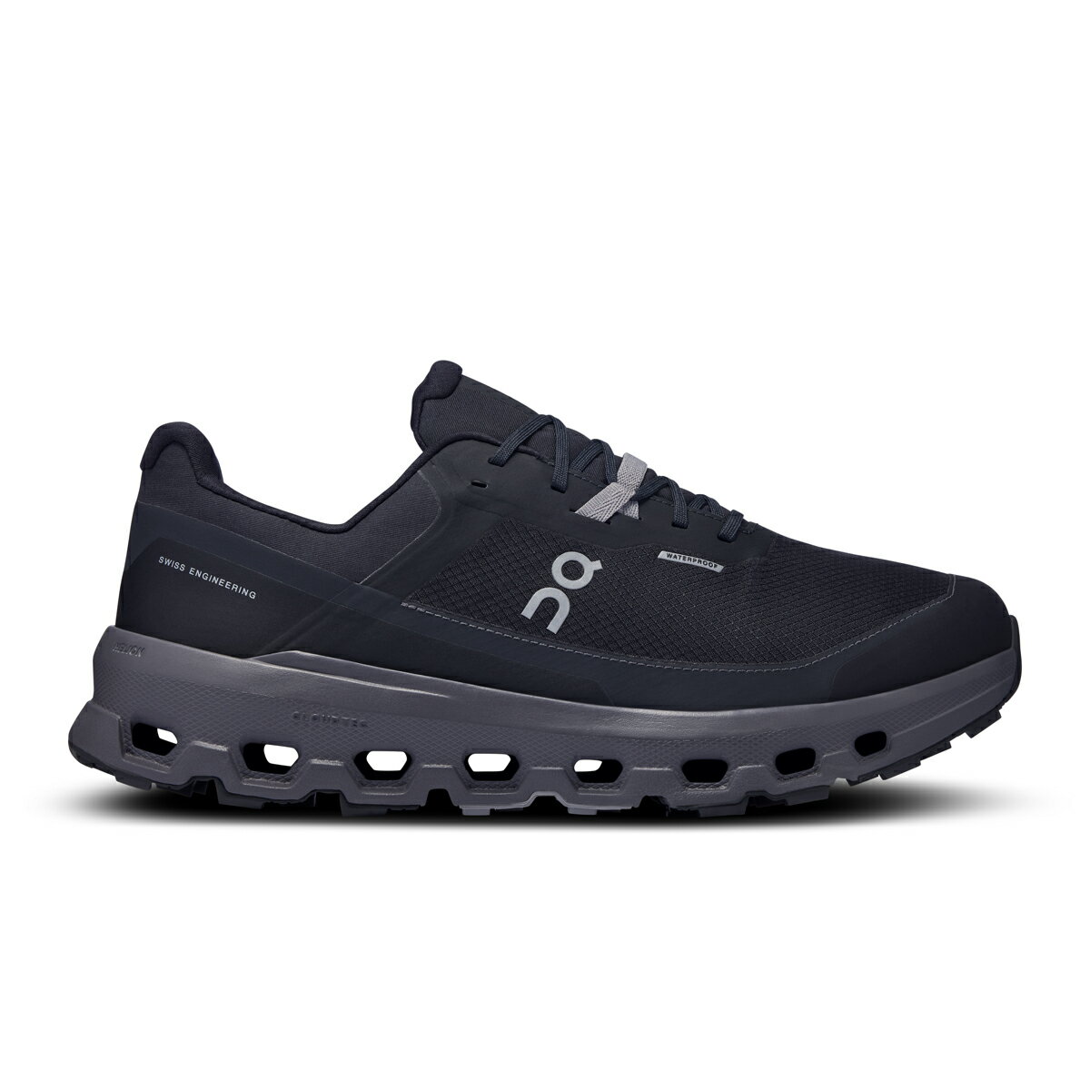 乐天商城 - On Cloudvista 2 Waterproof M( Black / Eclipse )(オン クラウドビスタ 2 ウォータープルーフ M)【メンズ】【スニーカー トレイルランニングシューズ 防水】【24FW】