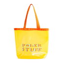 POLER PVC POOL BAG(ORANGE)(ポーラー PVC プールバッグ)【メンズ レディース】【トートバッグ アウトドア シースルー】【25SS】