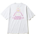 POLER EUREKA RELAX FIT TEE(WHITE)(ポーラー エウレカ リラックス フィット ティー)【メンズ】【ネオンカラー バックプリント 半袖 Tシャツ】【23SS】