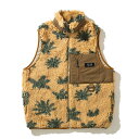 【ラスト1点 サイズ:XL】【40%OFF】POLER JACQUARD SHERPA VEST(キナリ)(ポーラー ジャガード シェルパ ベスト)【メンズ レ...