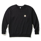 POLER x Kinetics RAGLAN CREW(BLACK)(ポーラー×キネティクス ラグラン クルー)【メンズ レディース】【スウェット クルーネック トレーナー ラグランスリーブ フレンチテリー コラボ】【23FW】