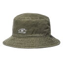 POLER WASHED BUCKET HAT(OLIVE DENIM)(ポーラー ウォッシュド バケットハット)