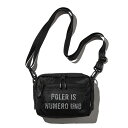POLER MINI SHOULDER(BLACK)(ポーラー ミニショルダー)【メンズ レディース】【サコッシュ メッシュポケット ショルダーバッグ】【24S...