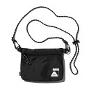 POLER STUFFABLE POUCH(BLACK)(ポーラー スタッファブル ポーチ)【メンズ レディース】【サコッシュ 軽量 小物入れ】【24SS】
