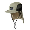 POLER 2WAY DRAW+SUNGUARD CAP(GRAY)(ポーラー 2ウェイ ドロー サンガード キャップ)【メンズ レディース】【帽子 日焼け防止...