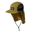POLER 2WAY DRAW+SUNGUARD CAP(OLIVE)(ポーラー 2ウェイ ドロー サンガード キャップ)【メンズ レディース】【帽子 日焼け防...