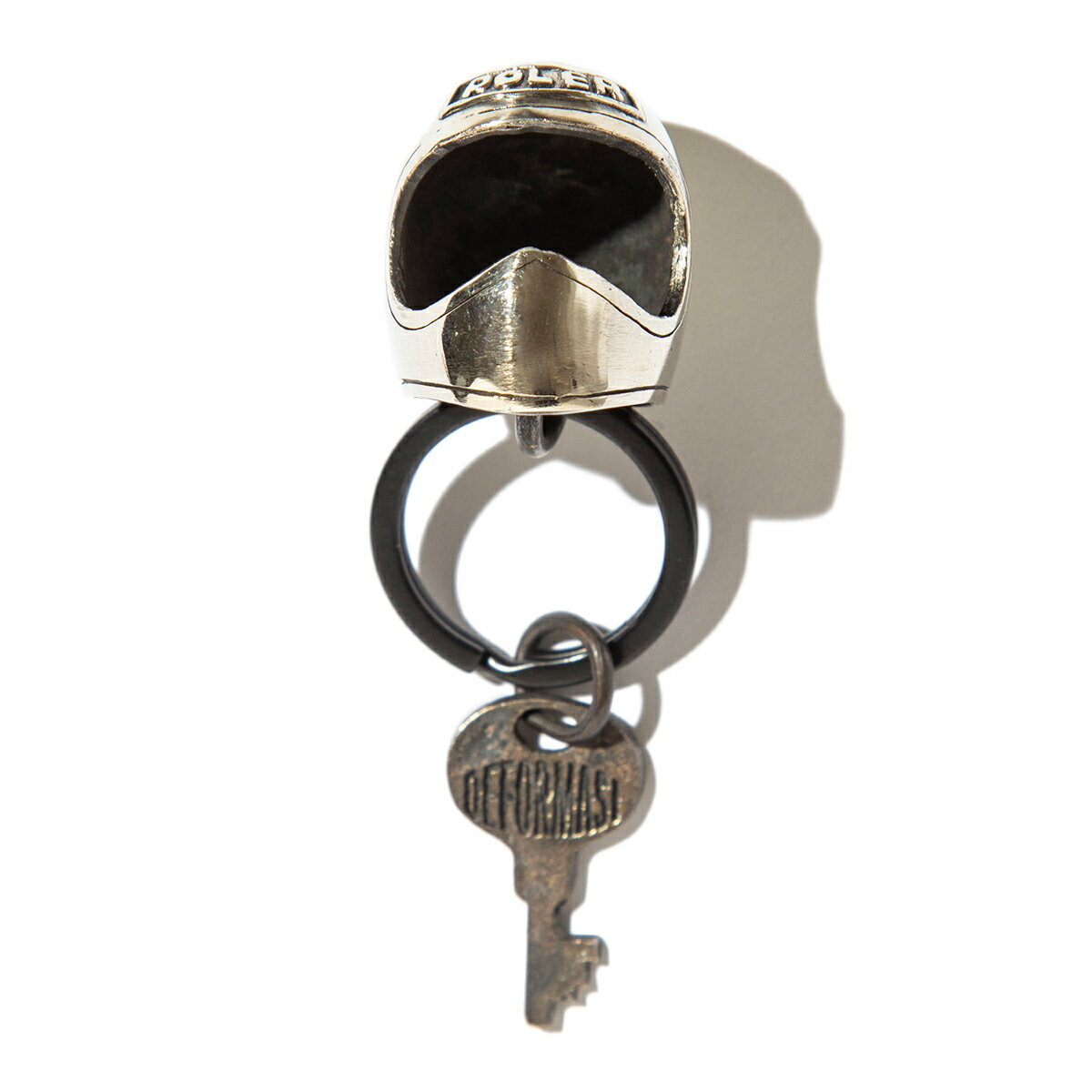 POLER WASABI&POLER HELM Iron keychain (SILVER) (ポーラー ワサビ＆ポーラー ヘルム アイアン キーチェーン)