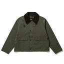 Barbour Spey Casual Jacket OS (カーキ) (バブアー スペイ ピーチスキン コットン ショートレングスブルゾン(オーバーサイズフィット)) (カーキ)【メンズ レディース】【ジャケット ユニセックス ピーチスキン ワイドフィット】【25SS】