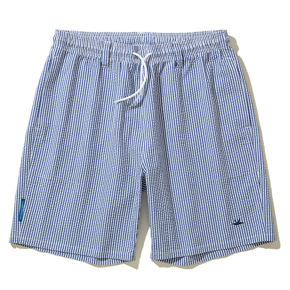 【20％OFF】Liberaiders COOLMAX SHORTS for Kinetics (STRIPE) (リベレイダース クールマックス ショーツ for キネティクス) (ブルー)【メンズ レディース】【別注 ハーフパンツ ショートパンツ 吸水速乾 リラックスフィット】【25SS】