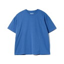 【pt10倍 8/11まで】Sandinista American Cotton Switching Tee (BLUE) (サンディニスタ アメリカンコットン スイッチング ティー) (ブルー)【メンズ】【半袖Tシャツ カットソー ワンウォッシュ】【25SS】
