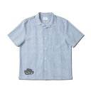 【pt5倍 24日1:59まで】AKTR FREEDOM STRIPE SHIRTS (BL) (アクター フリーダム ストライプ シャツ)【メンズ レディース...
