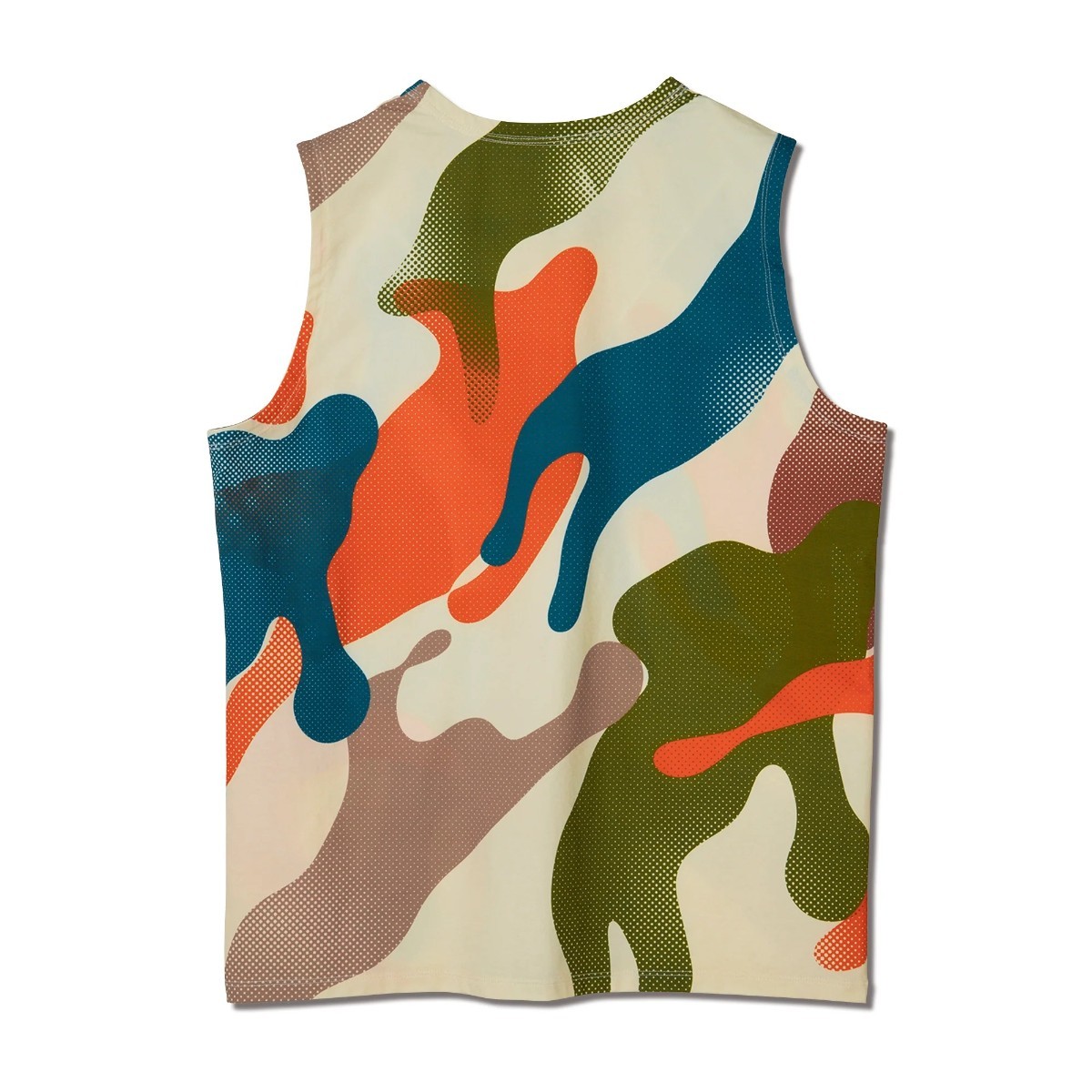 AKTR FREE MOTION SLEEVELESS SP SHIRTS (ECRU) (アクター フリー モーション スリーブレス SP シャツ)【メンズ レディース】【ノースリーブTシャツ グラフィック ストレッチ性 速乾性 ベージュ】【25FW】