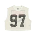 【pt10倍 24日1:59まで】PUMA x ROSE RELAXED MESH TOP (Warm White) (プーマ x ロゼ リラックスド メッシュ...