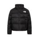 【予約】10月下旬以降発送予定【返品交換キャンセル不可】THE NORTH FACE SHORT NUPTSE JACKET (ブラック) (ザ・ノース・フェイス ショートヌプシジャケット)【レディース】【ダウンジャケット アウトドア タウンユース ブラック】【25FW】
