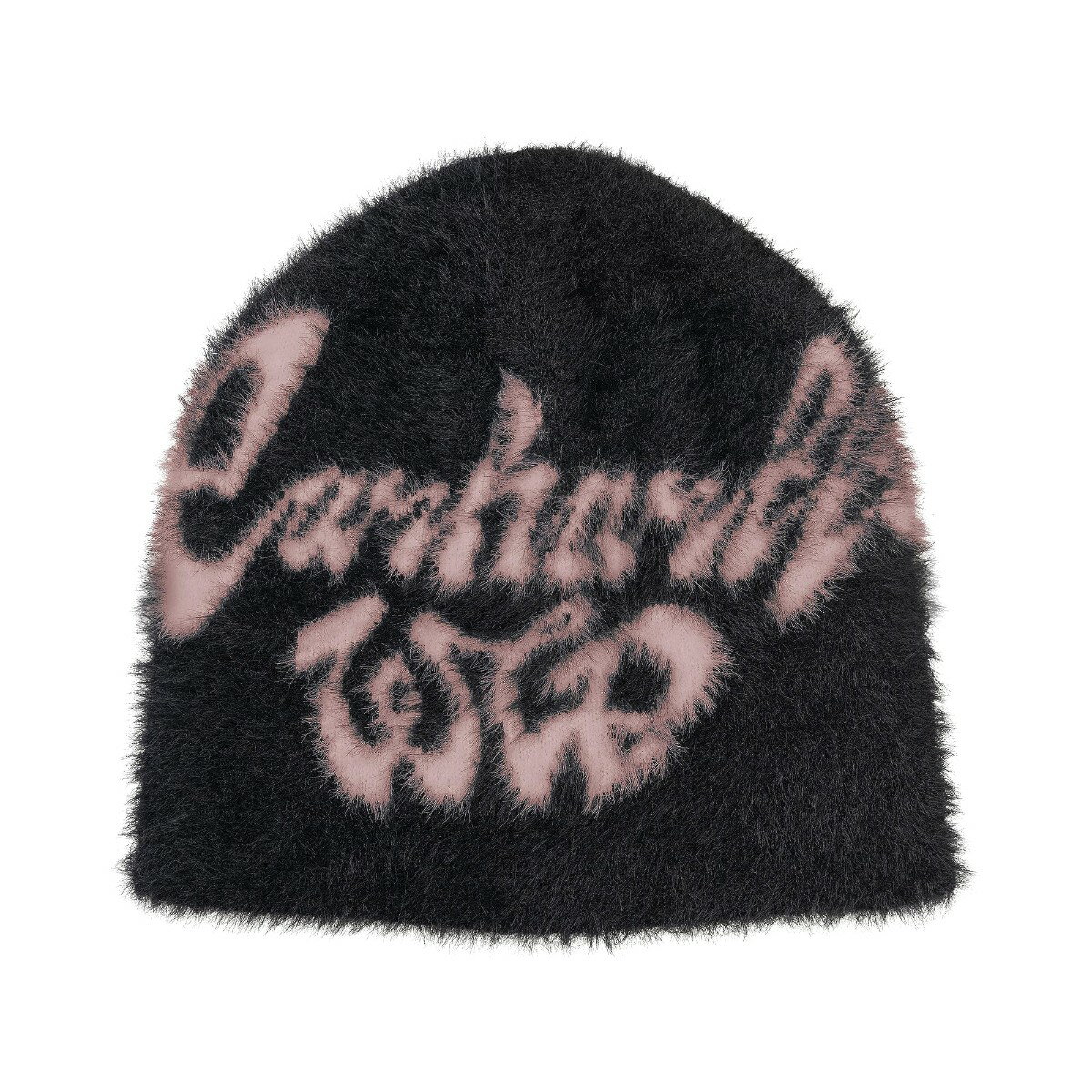 Carhartt WIP CHEDDA BEANIE (Black / Glassy Pink) (カーハートワークインプログレス チェッダ ビーニー)【メンズ レディース】【ビーニー ニット帽 冬小物 ジャカード 保温性 ナイロン ブラック】【25FW】
