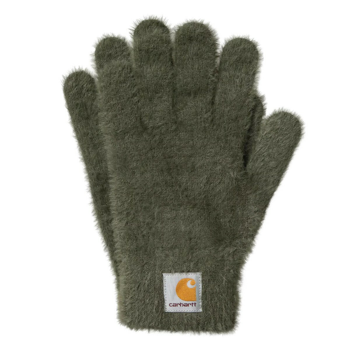 Carhartt WIP CHEDDA GLOVES (Opuntia) (カーハートワークインプログレス チェッダ グローブス)【メンズ レディース】【グローブ 手袋 ニット 防寒 ストレッチ グリーン】【25FW】