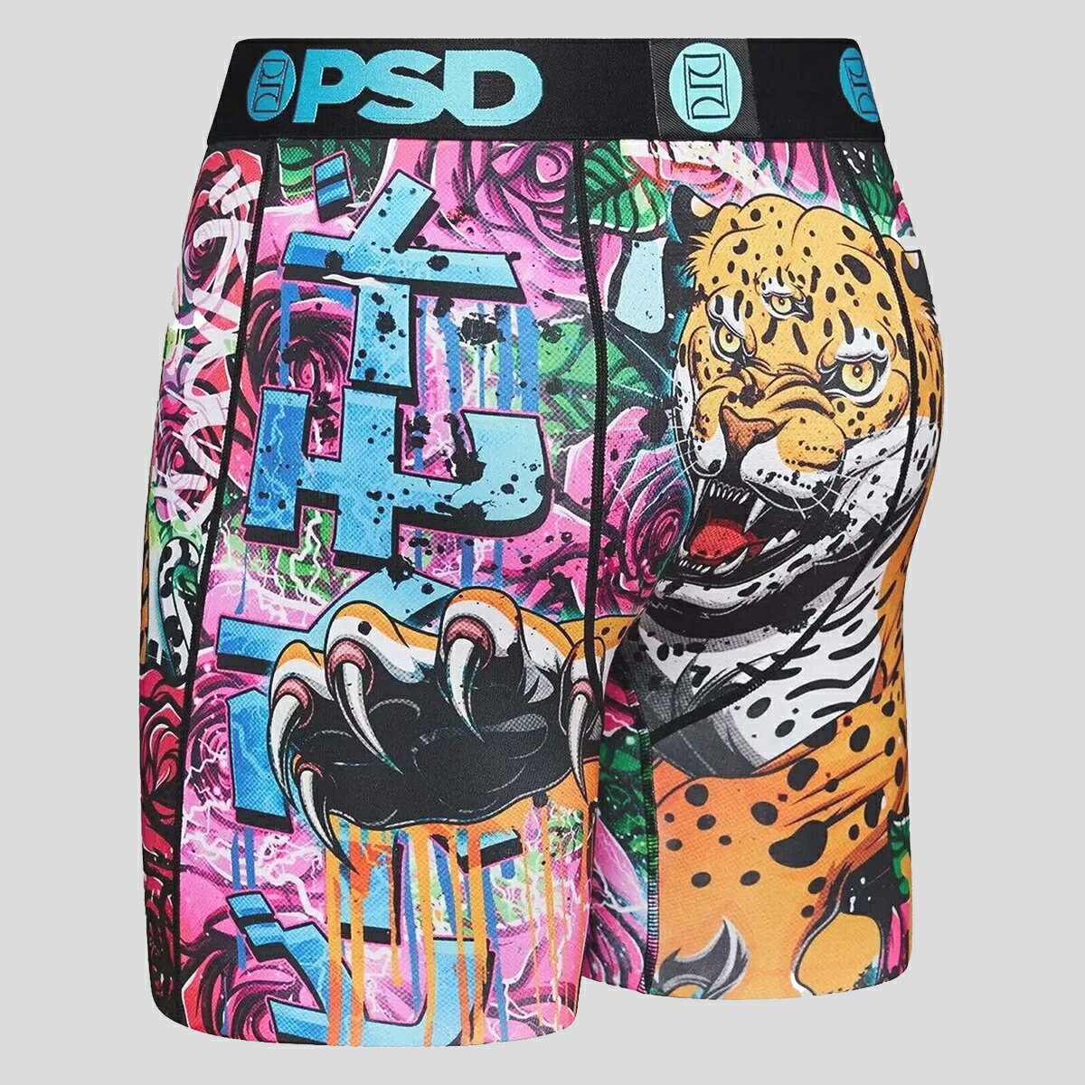 PSD BEAST MODE(MULTI)(ピーエスディー ビーストモード)【メンズ インナー パンツ 下着 ボクサーパンツ ジャモラント ジミーバトラー トレイヤング アンダーウェア NBA 腰パン 快適 蒸れない 全米 虎 ヒョウ柄 派手 23SS】 3