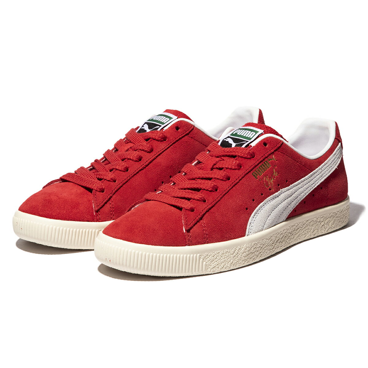 PUMA CLYDE OG(FOR ALL TIME RED-PUMA WHITE-)(プーマ クライド OG)【メンズ】【スニーカー シューズ ローカット アーカイブ】【23SS】