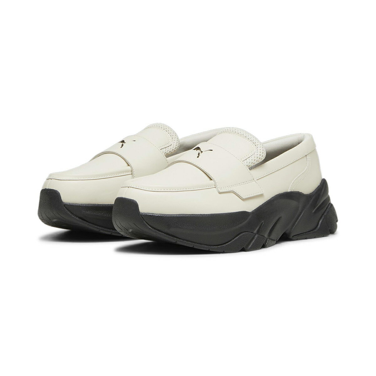 【ポイント10倍 17日9:59まで】PUMA LOAFYR WNS(Alpine Snow-PUMA Black)(プーマ LOAFYR ウィメンズ)【レディース】【ローファー 厚底 レザー シック】【24FW】のサムネイル