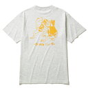 坩堝 蛙鳴大戦争 S/S T-SHIRTS (RUTSUBO×YUSUDA)(OATMEAL)(RUTSUBO 蛙鳴大戦争 ショートスリーブ Tシャツ)【メンズ レディース】【半袖Tシャツ グラフィック バックプリント 別注 コラボ】【25SS】