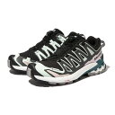 【ポイント10倍 16日1:59まで】SALOMON XA PRO 3D V9 GTX W(Black/BleachedAqua/HarborBlue)(サロモン XA プロ 3D V9 GTX W)【レディース】【スニーカー ローカット トレッキングシューズ アウトドア ゴアテックス】【24SS】