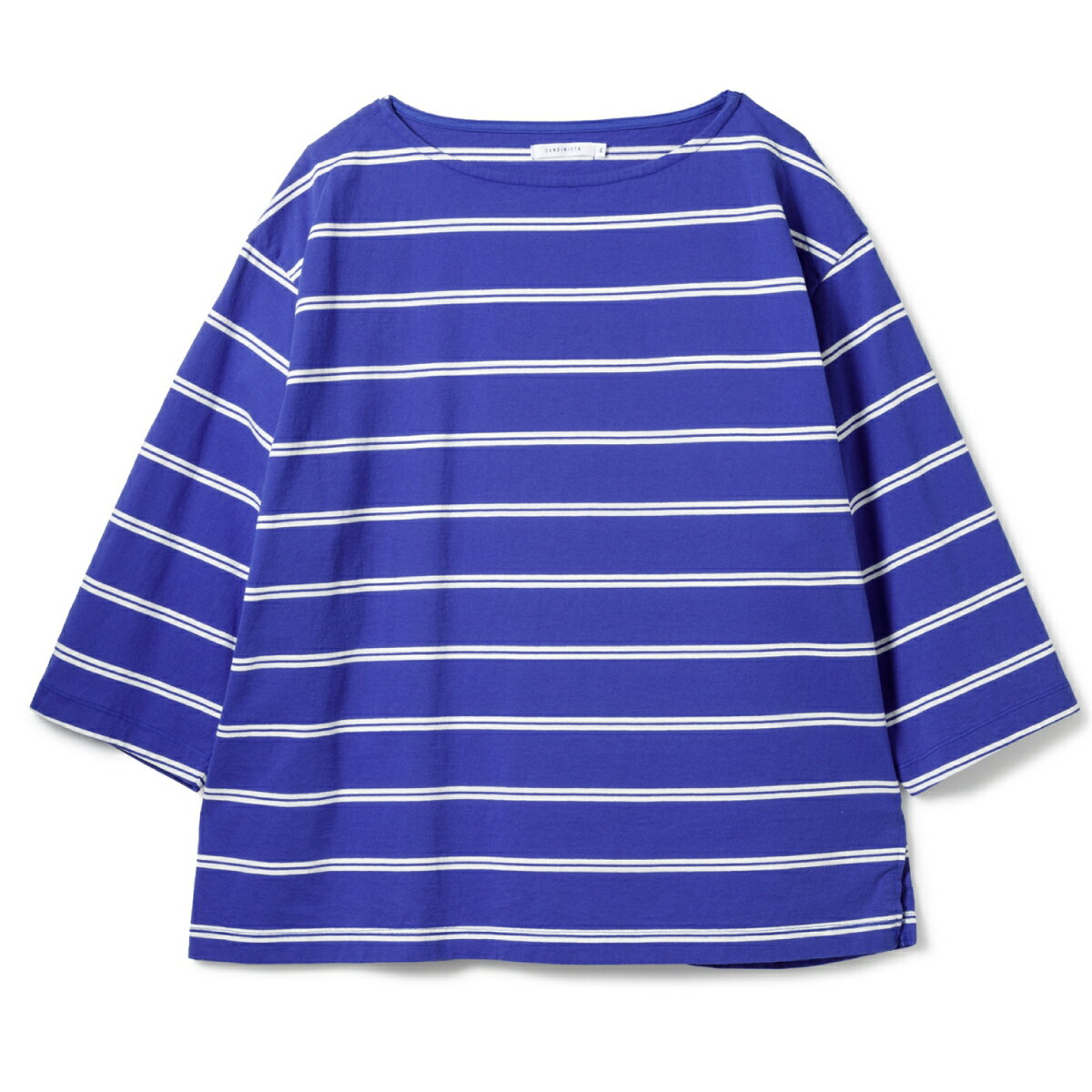 【ラスト1点 サイズ:L】Sandinista Boat Neck Organic Cotton Border 3-Q-S Tee(BLUE×WHITE)(サンディニスタ ボートネック オーガニックコットン スリット ボーダー 3-Q-S ティー)【メンズ】【半袖 7分袖 染め ボーダー】【23SS】【 青 白】
ITEMPRICE