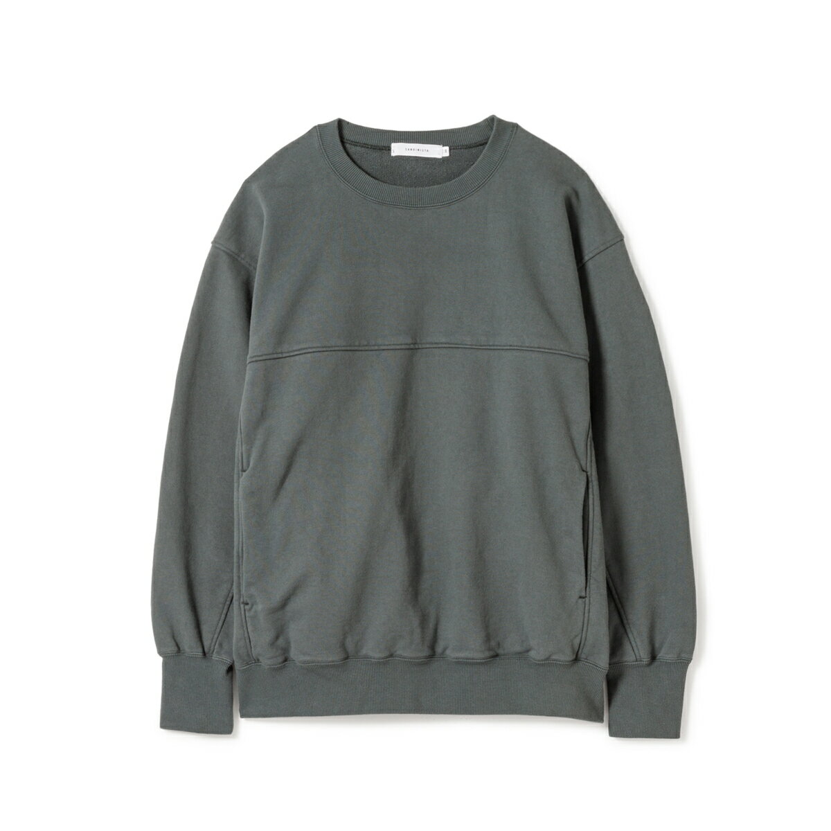 【500円OFFクーポン 5/20限定】SANDINISTA Football Sweatshirt(FOREST GREEN)(サンディニスタ フットボール スウェットシャツ)【メンズ】【長袖 トレーナー スウェット】【23FW】