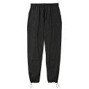 【ポイント10倍 27日9:59まで】SANDINISTA Supplex(R) Nylon Track Pants(BLACK)(サンディニスタ サプレックス(R) ナイロン トラック パンツ)【メンズ】【ナイロンパンツ ドローコード 撥水】【24SS】