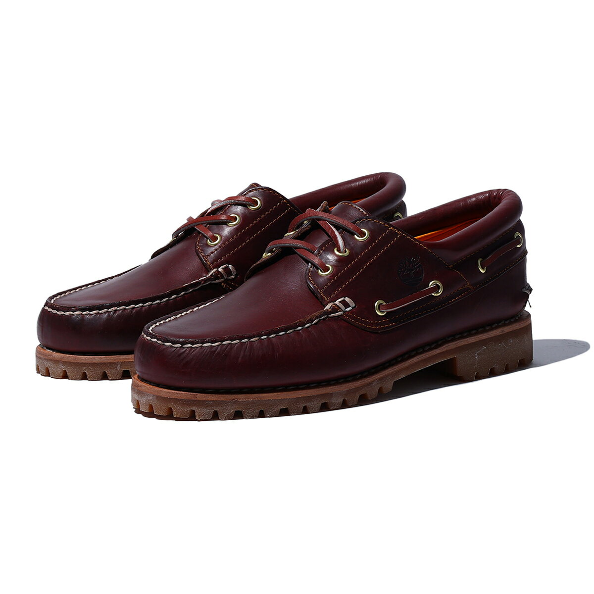 【ポイント10倍 16日1:59まで】Timberland Authentics 3 Eye Classic(BURGUNDY)(ティンバーランド オーセンティック スリーアイ クラシック) 【メンズ】【定番 モカシンシューズ バーガンディ】【24SS】