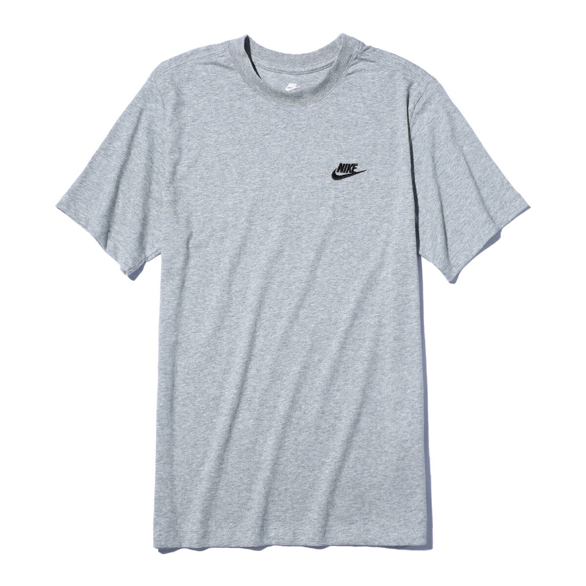 NIKE クラブ Tシャツ(ダークグレーヘザー/ブラック)(ナイキ スポーツウェア クラブ メンズ Tシャツ)