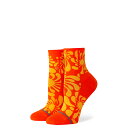 STANCE LAURYN ALVAREZ(ORANGE)(スタンス ローリン アルバレス)【レディース】【ソックス クルー丈 ワンポイント】【25SS】(4)