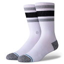 STANCE BOYD ST(WHITE)(スタンス ボイド ST)【メンズ】【靴下 クルーソックス 耐久性】【24FW】