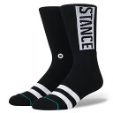 STANCE OG(BLACK)(スタンス OG)【メンズ】【靴下 クルーソックス】【24FW】