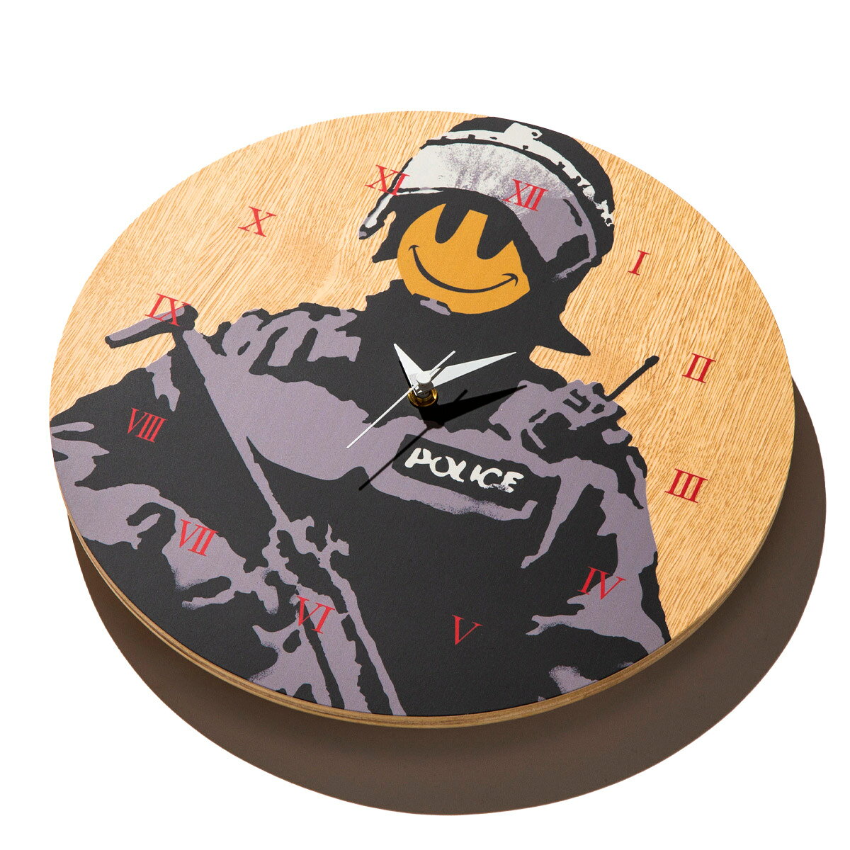 Sync WALL CLOCK "Riot Cop" made by KARIMOKU(WOOD)(シンク ウォール クロック ライオットコップ メイド バイ カリモク)【メンズ】【レディース】【インテリア】【21FA-I】 [2]