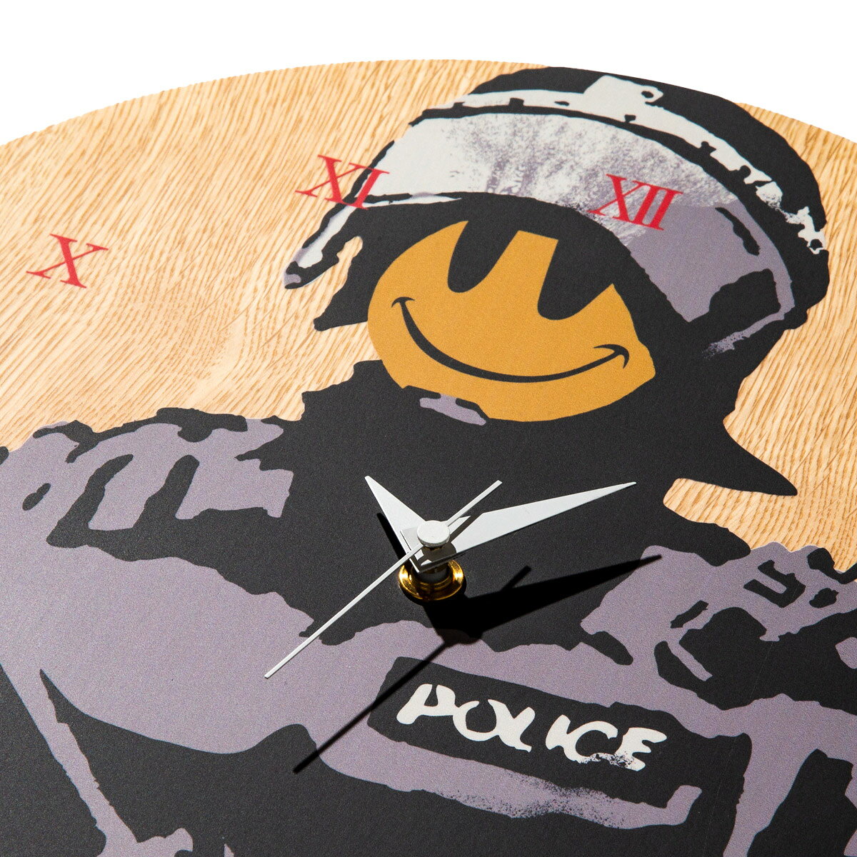 Sync WALL CLOCK "Riot Cop" made by KARIMOKU(WOOD)(シンク ウォール クロック ライオットコップ メイド バイ カリモク)【メンズ】【レディース】【インテリア】【21FA-I】 [3]
