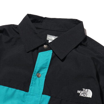 THE NORTH FACE L/S NUPTSE SHIRT(FANFARE GREEN)(ザ・ノース・フェイス ロングスリーブ ヌプシシャツ)【メンズ】【シャツ】【20SS-I】
