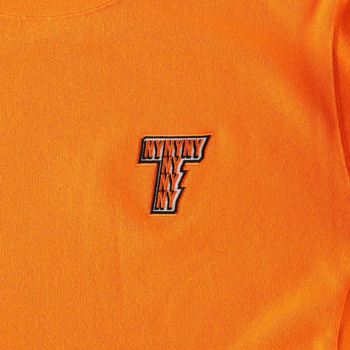 THUMPERS NYT Pocket Sweat Crew(ORANGE)(サンパース ニューヨークサンパース ポケット スウェット クルー)【メンズ】【スウェット】【21FA-I】【50off】