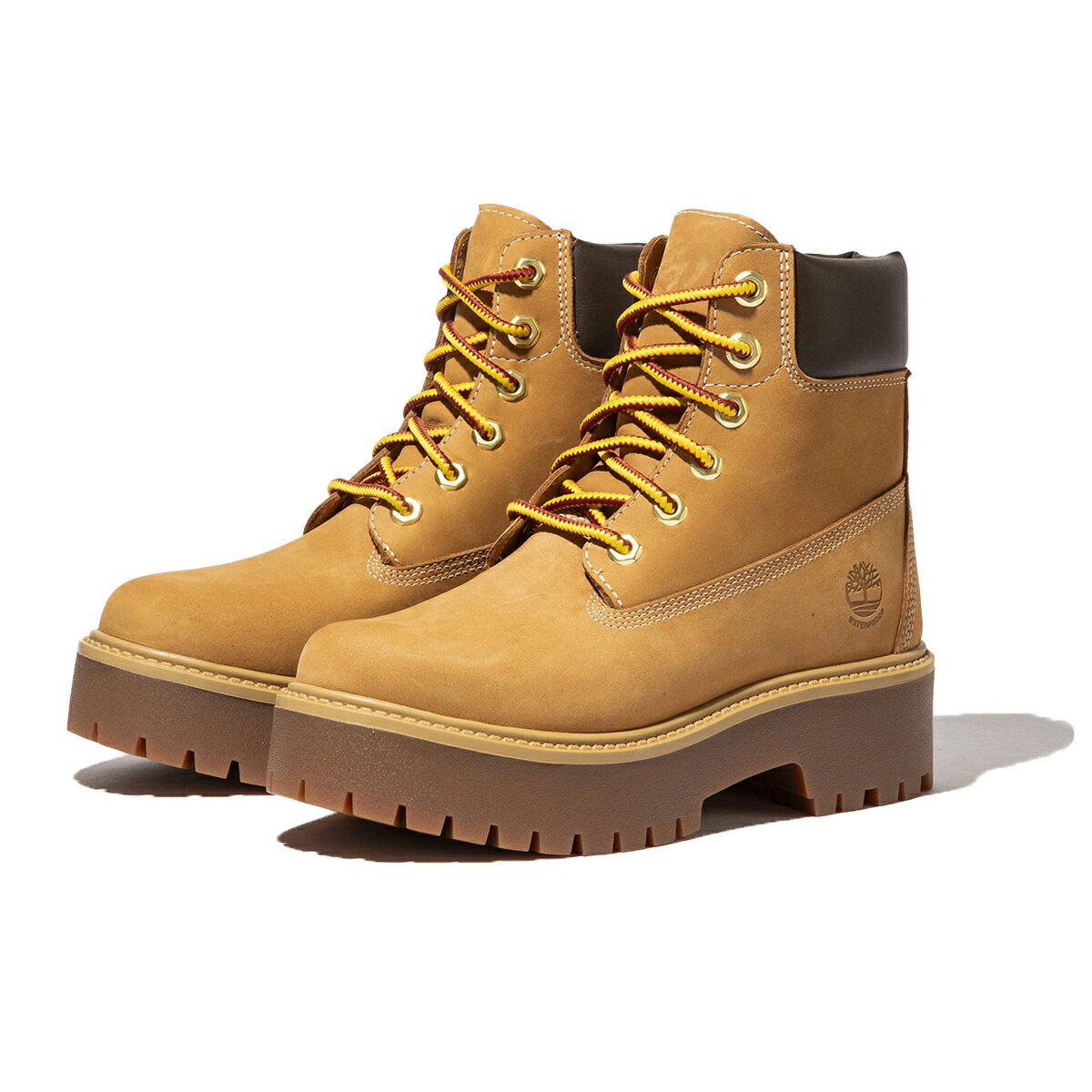 ティンバーランド Timberland Premium Platform 6in WP(Wheat Nubuck)(ティンバーランド プレミアム プラットフォーム 6インチ ウォータープルーフ)【レディース】【靴 シューズ 厚底 シックスインチ 防水】【23FW】