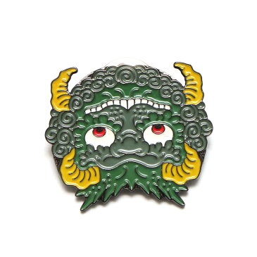 UBIQ IREZUMI PINS THREE TIDES TATTOO(KIMENCHIRASHI (SAKASA) Designed by GANJI)(ユービック ピンズ スリータイズタトゥー)【ピンバッチ】【17FW-I】