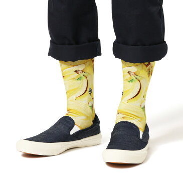 UBIQ SOCKS -Banana-(BLACK)(ユービック ソックス -バナナ-)【靴下】【17FA-I】