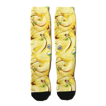 UBIQ SOCKS -Banana-(BLACK)(ユービック ソックス -バナナ-)【靴下】【17FA-I】