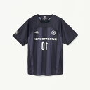 【500円OFFクーポン 5/6まで】UMBRO×FORSOMEONE GAME SHIRT(ブラック)(アンブロ × フォーサムワン ゲーム シャツ)【メンズ レディース】【半袖 フットボールシャツ ユニフォーム コラボ】【23FW】