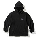 UNFRM OUTDOOR STANDARD EMBROIDERY FLEECE PULLOVER PARKA(BLACK)(jtH[AEghAX^_[h GuC_[ t[X vI[o[ p[J[)yY fB[Xzyt[fB[ t[X zy23FWz