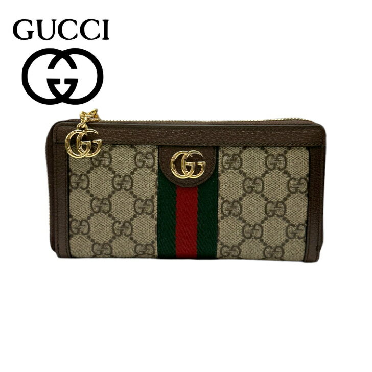 グッチ 長財布（メンズ） 【未使用品】GUCCI グッチ オフディアジップアラウンド 長財布 ロングウォレット レディースブ メンズ