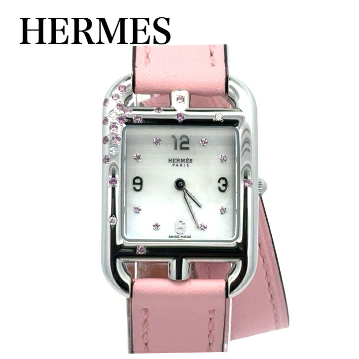 【中古】 HERMES エルメス ケープコッド PM 31mm ローズサクラ ピンクサファイヤ ダイヤモンド CC1.233のサムネイル