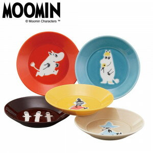 【クーポン最大600円OFF!】あす楽!!【送料無料】MOOMIN ムーミン ONE BY ONE ファイブプレートセット MM1300-57 リトルミイ スナフキン フローレン ニョロニョロ お皿セット 食器セット ムーミングッズ お皿 食器