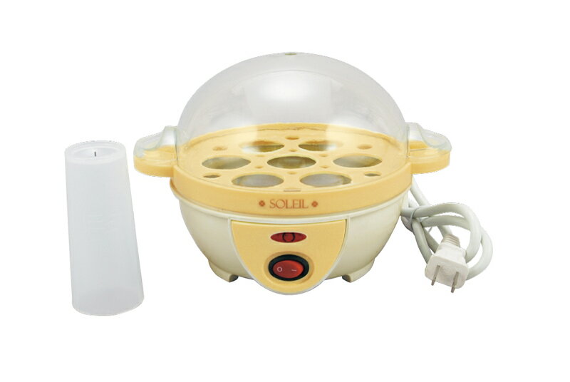【クーポン最大600円OFF!】あす楽!!【送料490円】SOLEIL(ソレイユ) 電気たまごゆで器 SL-25 ゆで卵メーカー ゆでたまご 卵 玉子 朝食 キッチン家電 ソレイユ 新生活 ギフト 時短