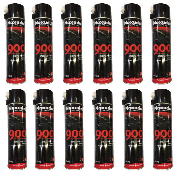 【クーポン最大600円OFF!】あす楽!!【送料無料】Noxudol【12本セット】 ノックスドール 900 エアゾール ノズル付き 500ml ブラック 車 防錆 錆止め スプレー 防錆アンダーコート 新パッケージのサムネイル